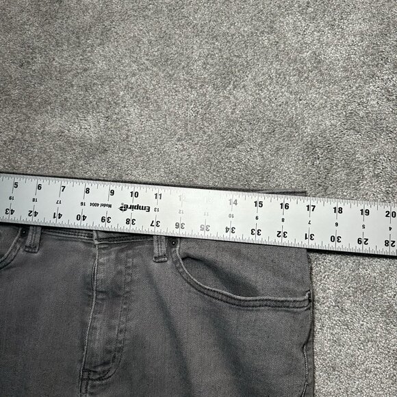 DU/ER Duer N2X Slim Fit Jeans Mens Fits 34x30.5 Dark Grey Stretch Performance - Picture 9 of 11